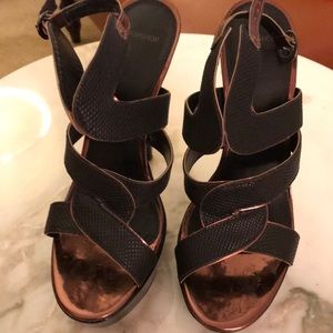 Cooper Leather Trimmed Heels